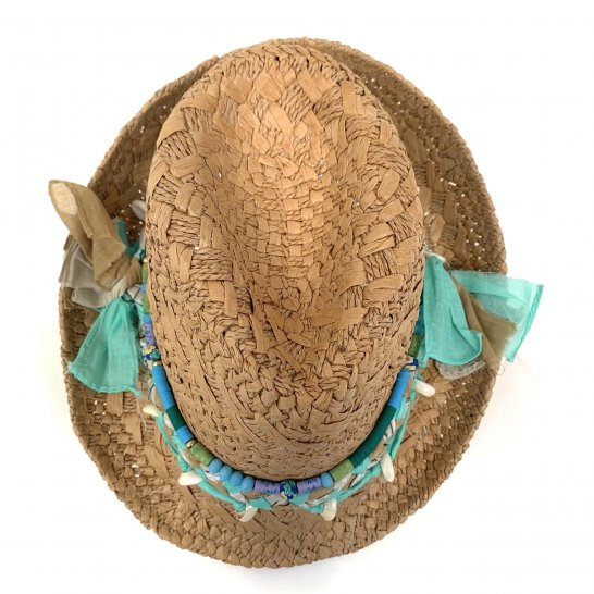  Bohemian Raphia Hat