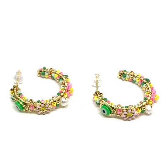 BOUCLES D'OREILLES FLORA