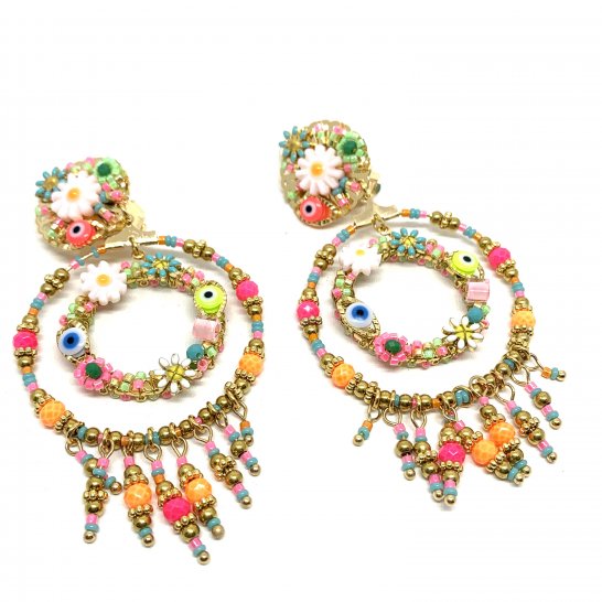 BOUCLES D'OREILLES FLOWER JOE