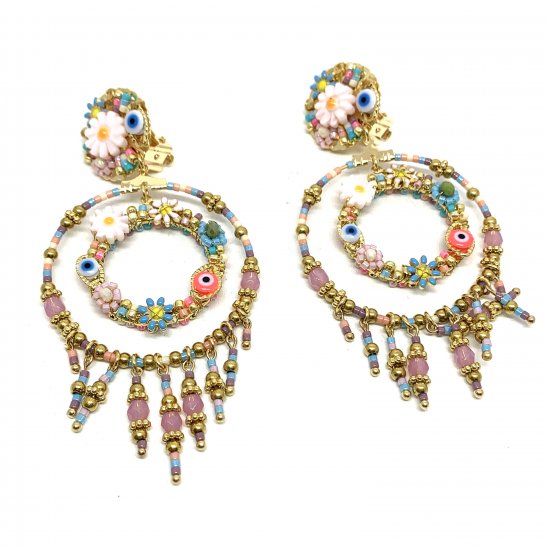 BOUCLES D'OREILLES FLOWER JOE