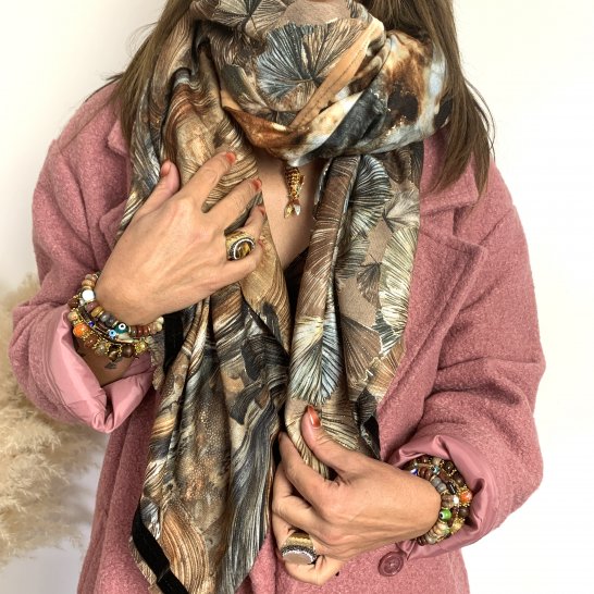  OVERSIZE MULTICOLORED SCARF