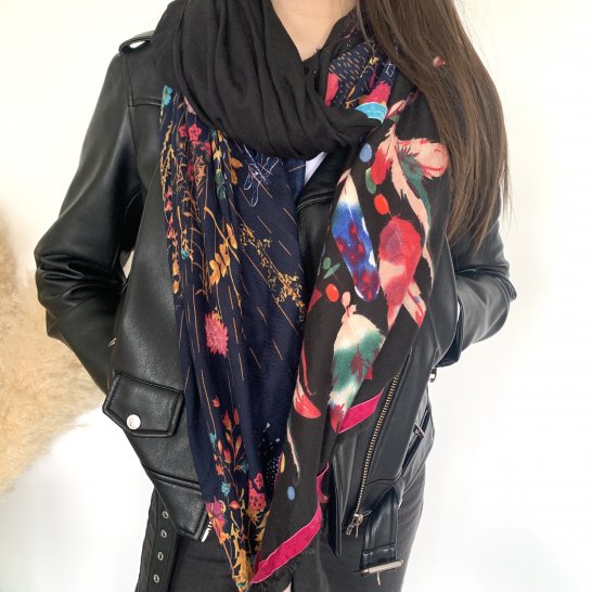  OVERSIZE MULTICOLORED SCARF