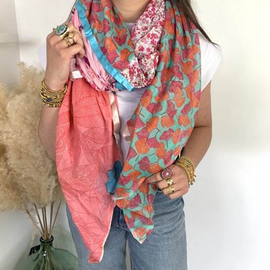 OVERSIZE MULTICOLORED SCARF