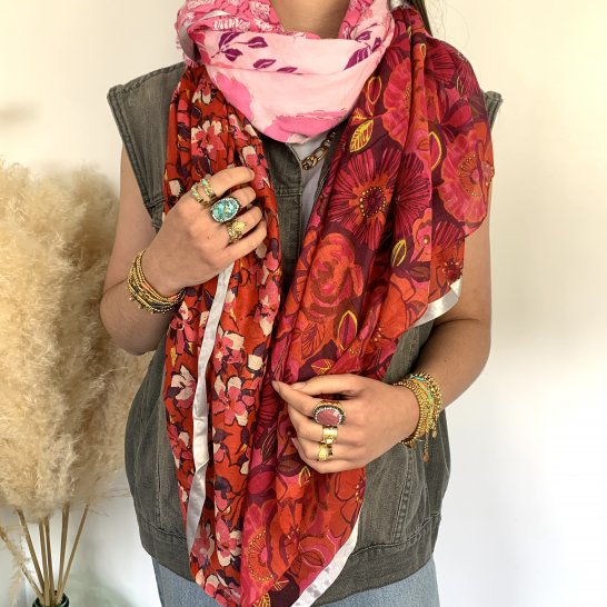 OVERSIZE MULTICOLORED SCARF