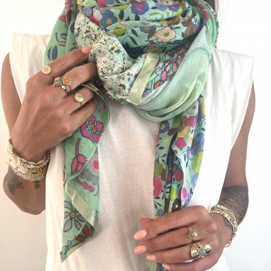 OVERSIZE MULTICOLORED SCARF