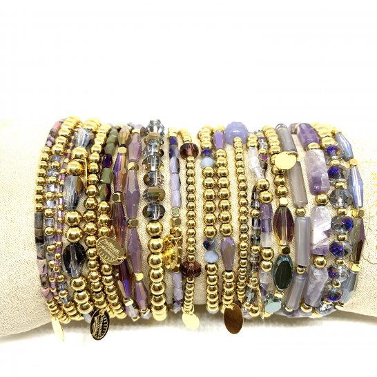 YASMINE PURPLE BRACELET SET