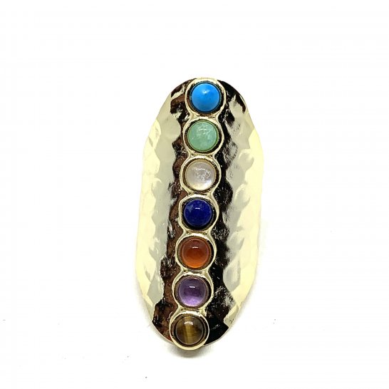 bague chakra doré