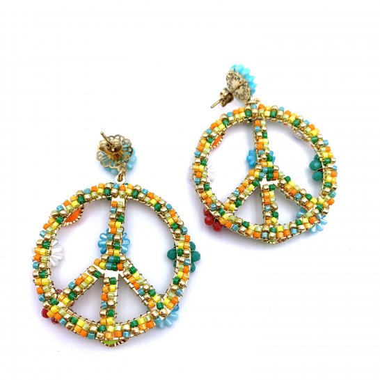 BOUCLES D'OREILLES BABY PEACE FLOWER