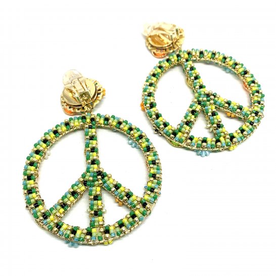 BOUCLES D'OREILLES PEACE FLOWER