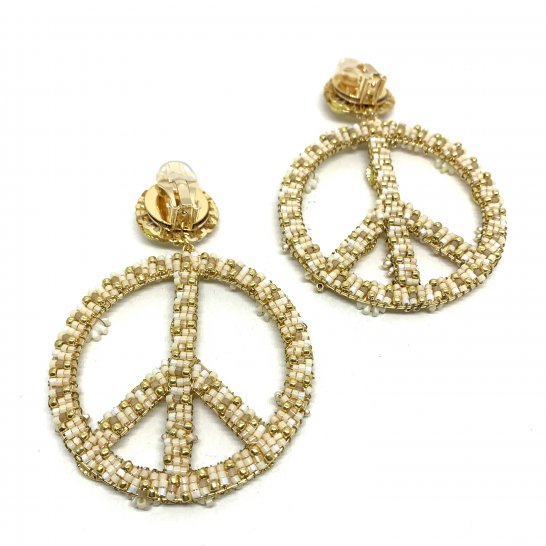 BOUCLES D'OREILLES PEACE FLOWER