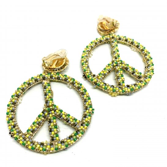 BOUCLES D'OREILLES PEACE FLOWER