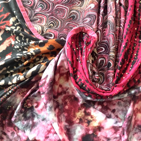 FOULARD OVERSIZE MULTICOLORE 