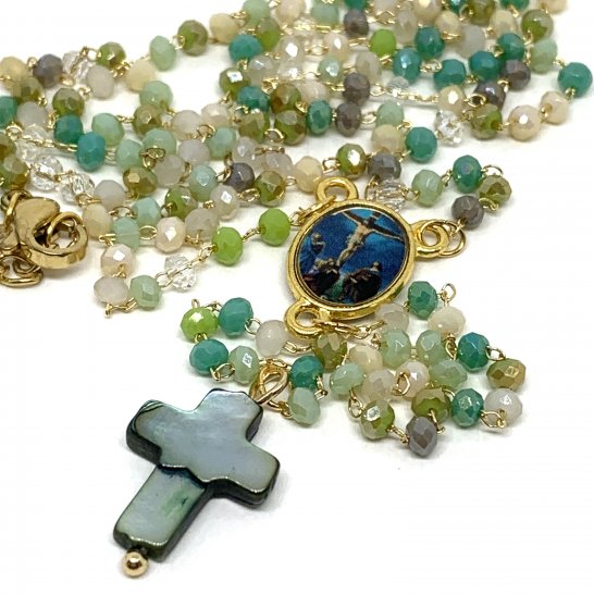 MARIA ROSARY NECKLACE