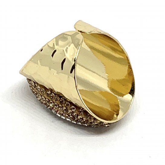 OPALE GOUDEN STRASS RING