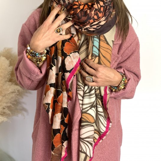 OVERSIZE MULTICOLORED SCARF