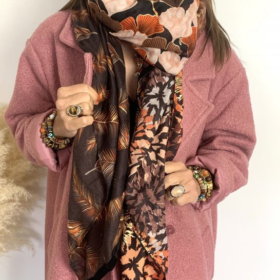  OVERSIZE MULTICOLORED SCARF