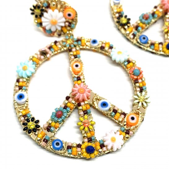 PEACE FLOWER EARRINGEN