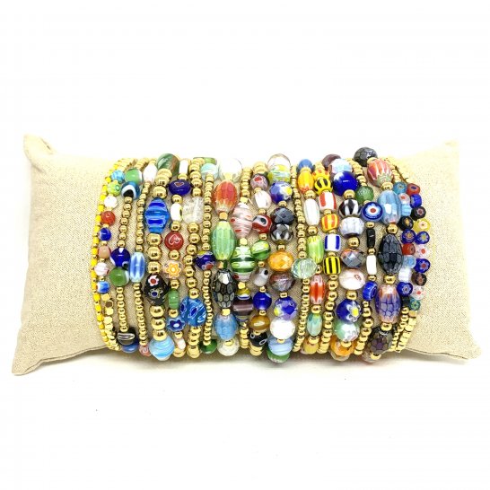 SET BRACELETS YASMINE MURANO 