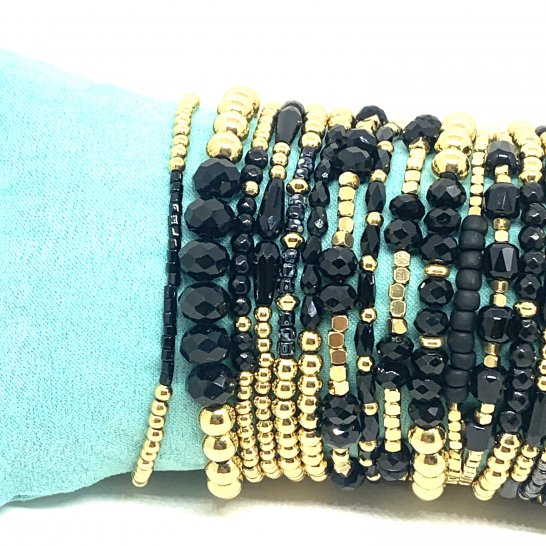  SET BRACELETS YASMINE NOIR