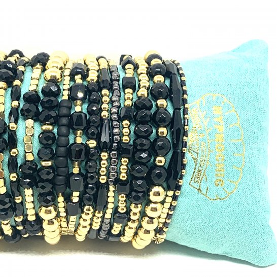  SET BRACELETS YASMINE NOIR