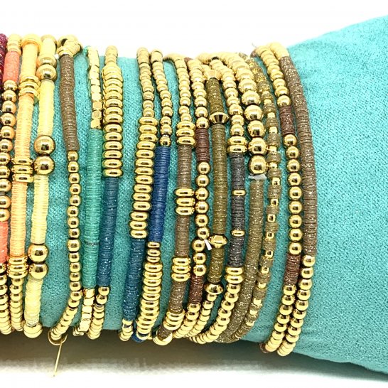 SET BRACELETS YASMINE PAILLETTES