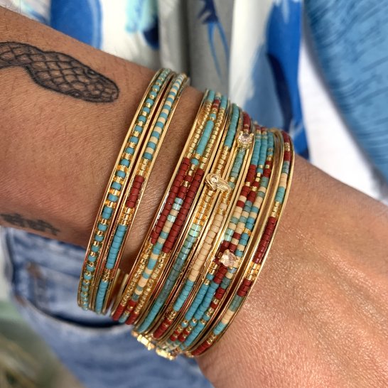 TURQUOISE SYMBOLS BAND SET